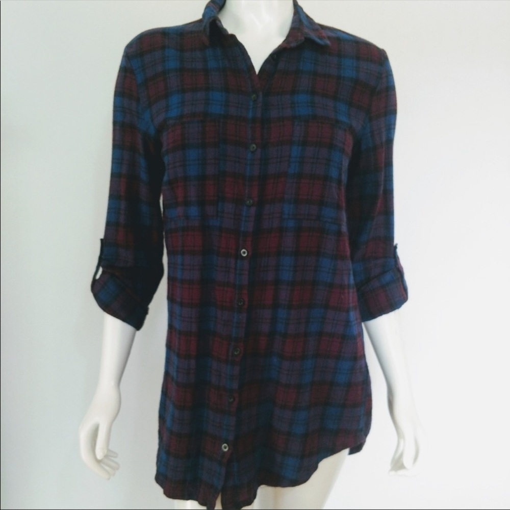 Forever 21 plaid button down shirt